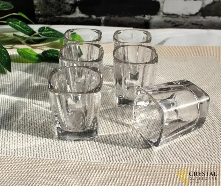 Set of 6, Shot Glass Set Mini Zam Zam Glass